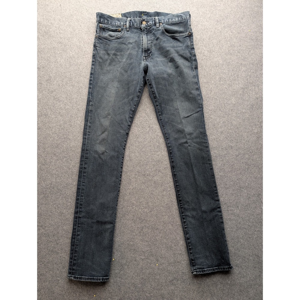 Polo Ralph Lauren Sullivan Slim Jeans Mens 33x34 Blue Denim Casual Stretch Pants